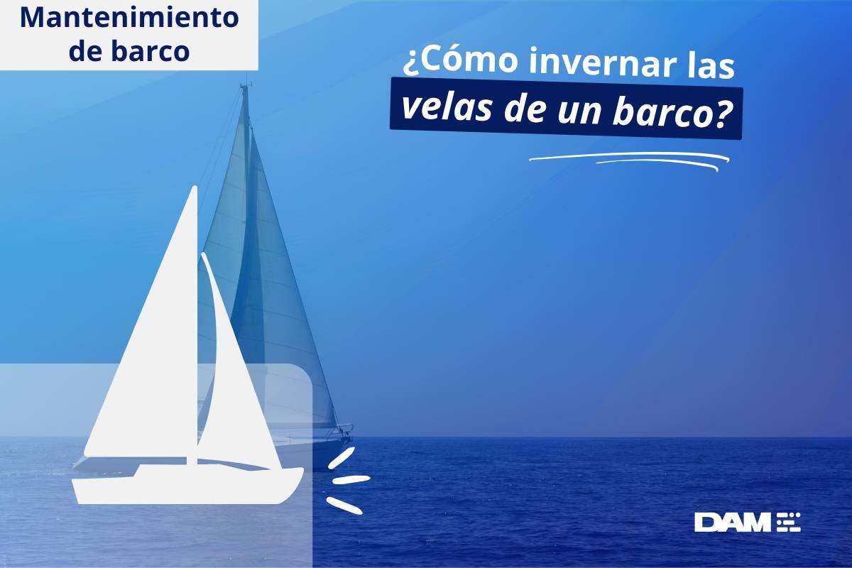 ¿Cómo invernar las velas de un barco?